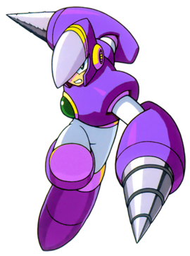 Edit of official CAPCOM artwork of Crash Man